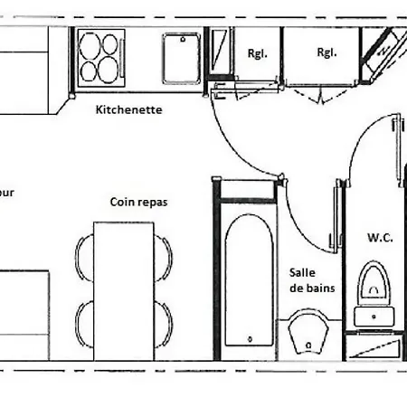 Apartment Le Mont Soleil B - 2 Pieces 5 Pers - Le Mont-soleil B - 609msb - Plagne Soleil Mae-9354 *