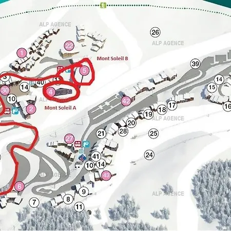 Apartment Le Mont Soleil B - 2 Pieces 5 Pers - Le Mont-soleil B - 609msb - Plagne Soleil Mae-9354 La Plagne