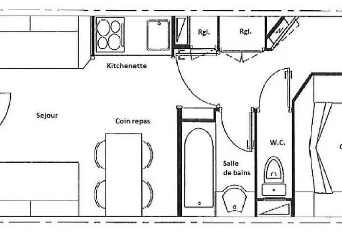 Lägenhet Le Mont Soleil B - 2 Pieces 5 Pers - Le Mont-soleil B - 609msb - Plagne Soleil Mae-9354 *